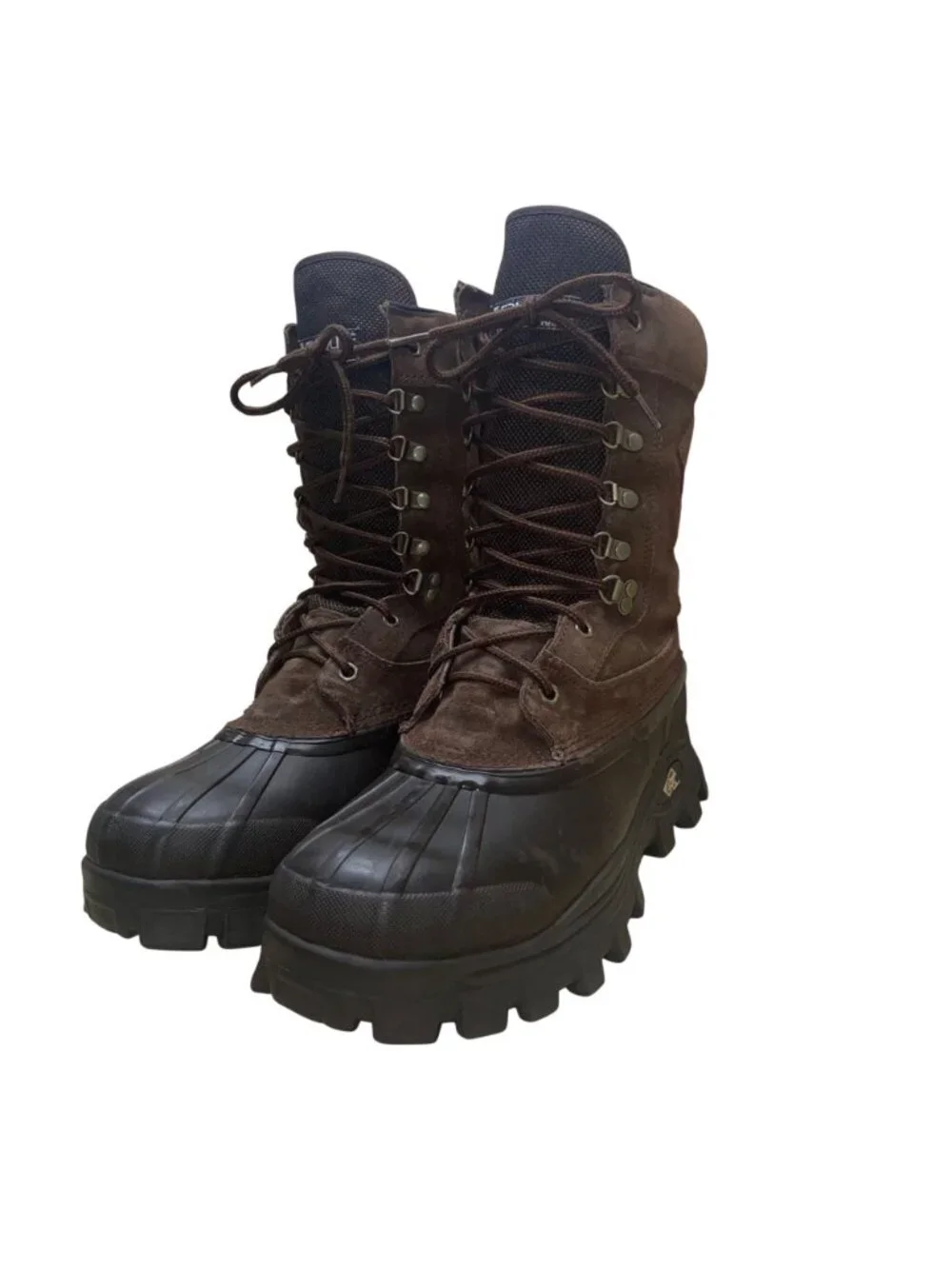 Red Ball Men’s Brown Suede & Rubber Thermolite Insulated Winter Boots Size 11